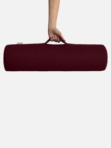 Basaho Meditation Yoga Bolster Organic Cotton Buckwheat Pilates Cushion Pillow - Picture 5 of 9