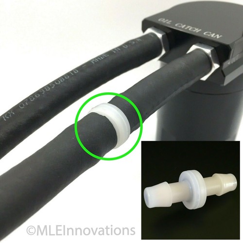 Oil Catch Can Check Valve PCV Boost Pressure Vacuum Leak Gas Oil Turbo