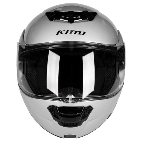 Klim TK1200 Karbon Modular Helmet ECE/DOT (Gloss Silver - X-Large) - Picture 2 of 8