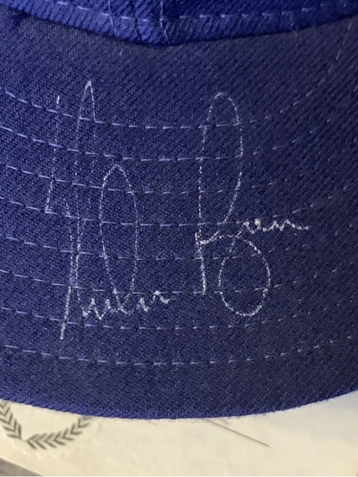 Sombrero autografiado por Nolan Ryan Texas Rangers con certificado de autenticidad imagen autografiada con marca de agua Foto 2 de 4