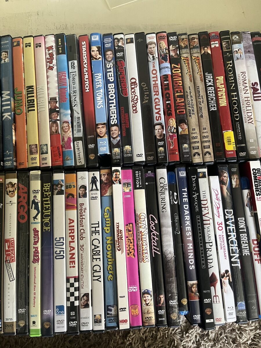 Collection Of Movies On DVD (All Genres) ($2.50 Per Movie Collection Of Movies On DVD (All Genres) ($2.50 Per Movie