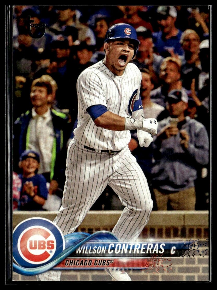 2018 Topps 172 Willson Contreras Chicago Cubs Vintage Stock 75/99 Baseball Card