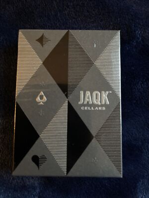 BLACK  JAQK Limited Edition Playing Cards / Sold Out / Theory11