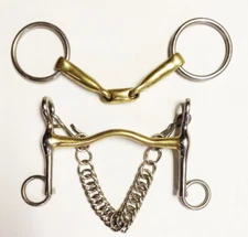 Weymouth (double bridle) SS bit set