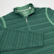 Tommy Bahama Sweater Men's Large 1/4 zip Island Zone Casual UPF Golf pullover