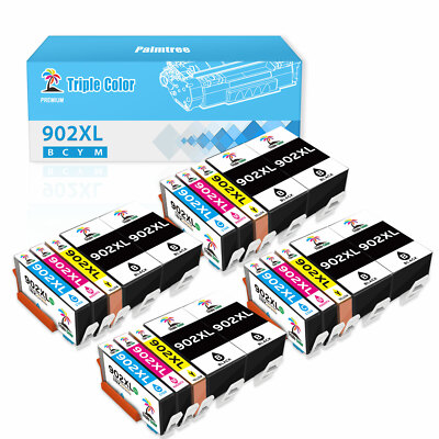 4-20PK 902XL Ink Cartridges for HP 902 Officejet Pro 6954 6960 6962 Printer LOT
