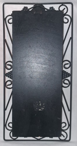 Vintage Black Metal Grapes & Leaf Frame 3D Brandy Shadow Box - Picture 6 of 6