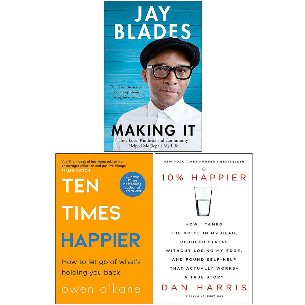 Making It, Ten Times Happier, 10% Happier 3 Books Collection Set NEW
