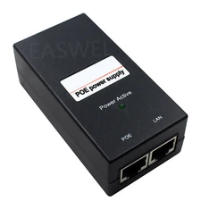Networks PoE Injector 24V 0.5A Power Supply for IP Camer