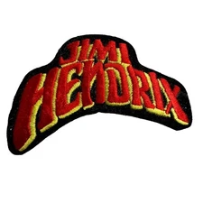 Vintage Original Jimi Hendrix Rock Music Patch Sew On