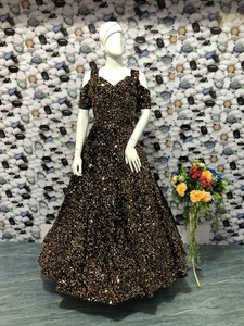 Pakistani Indian Western Wedding One Piece Full Length Casual Party Gown Apparel Ebay