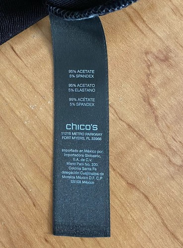 Travelers By Chico's Womens 1 US 8 Black Sleeveless Animal Print Sheath Dress - Picture 6 of 6