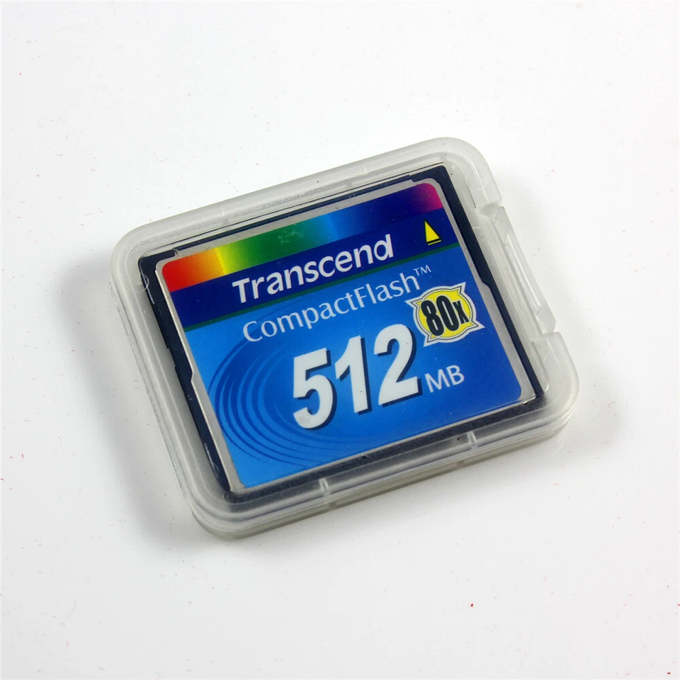 Transcend 512MB CF Card Type I 80X CompactFlash Memory Card - Image 3 of 3