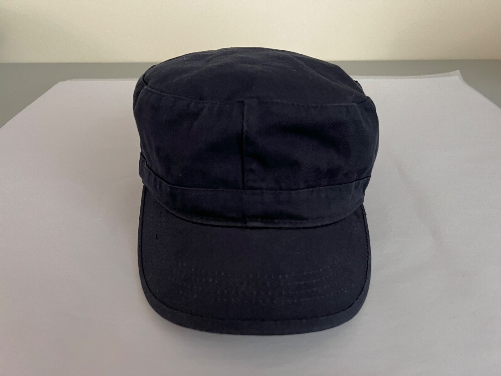 NEW Newhattan Cadet Hat XL Navy BlueTwill 100% Cotton
