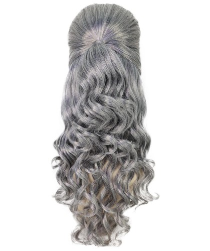 HPO Adult Women's Class 60's Brown Half Updo Wig with Ponytail, HW-7577 - Picture 48 of 65