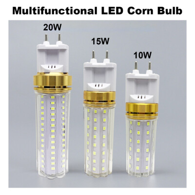 G12 LED Mais Glühbirnen 20W 15W 10W 2835SMD High Power Weiß  AC 110V-240V Lampen