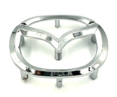 Steering Wheel Emblem with 7 Pins Chrome for MAZDA 2 3 6 CX5 CX30 CX50 CX90