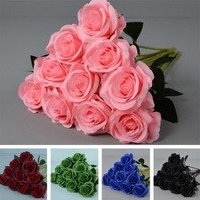 Rose simple réaliste pour la maison salon belle conception florale artificielle