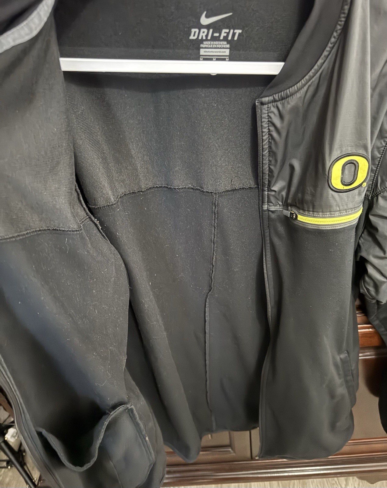 SACAI X NIKE Nike Oregon Ducks Giacca con Zip Grigio Uomo Medium