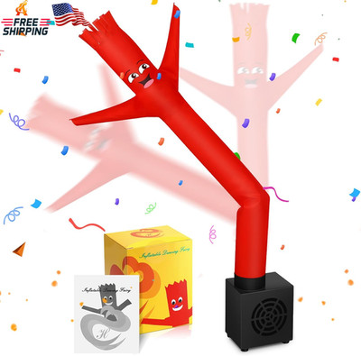 Poen Easter Gifts for Kids Mini Wacky Waving Inflatable Tube Guy with Blower Gag