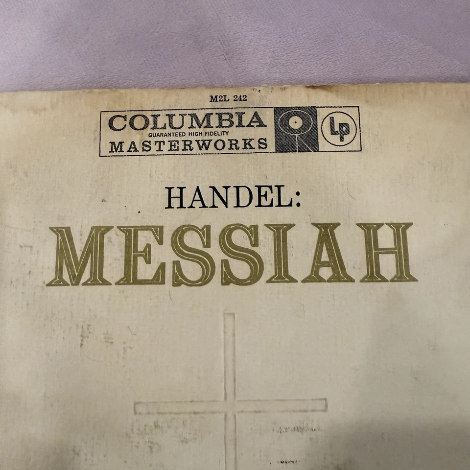 Handel: Messiah Vinyl LP - Leonard Bernstein, New York Philharmonic G+/VG Foto 3 de 4