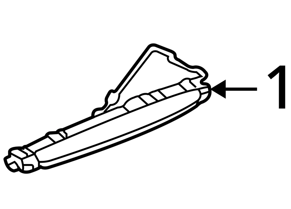 Luz trasera tercera luz de freno GMC Envoy 2006 N953N Foto 4 de 4