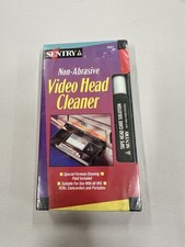 SENTRY VHS Video Head Cleaner Non-Abrasive Tape Care Solution 48 Uses
