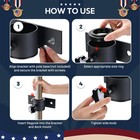 Yescom Vertical Wall Mount Flagpole Brackets Deck Side Flag Pole Holder Black — photo 5
