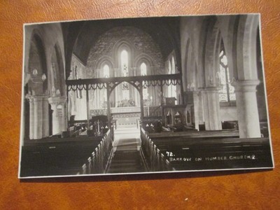 Postkarte Barrow-on-Humber, Kircheninneres (RP Dania unbesendet Lincolnshire