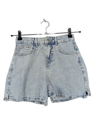 DEFACTO Jeansshorts Damen Kurze Hose Gr. DE 34 blau Casual-Look
