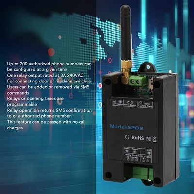 G202 GSM Gate Remote Controller Smart 850 900 1800 1900MHz GSM Door Opener GSM