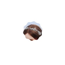 Aimimier Bridal Crystal Star Tiara Crown 1 Count Pack of 1 , Silver
