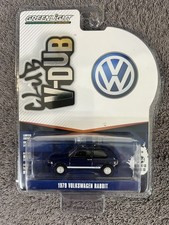 Greenlight Club V-Dub 1979 Volkswagen Rabbit Blue 1:64 Diecast LE