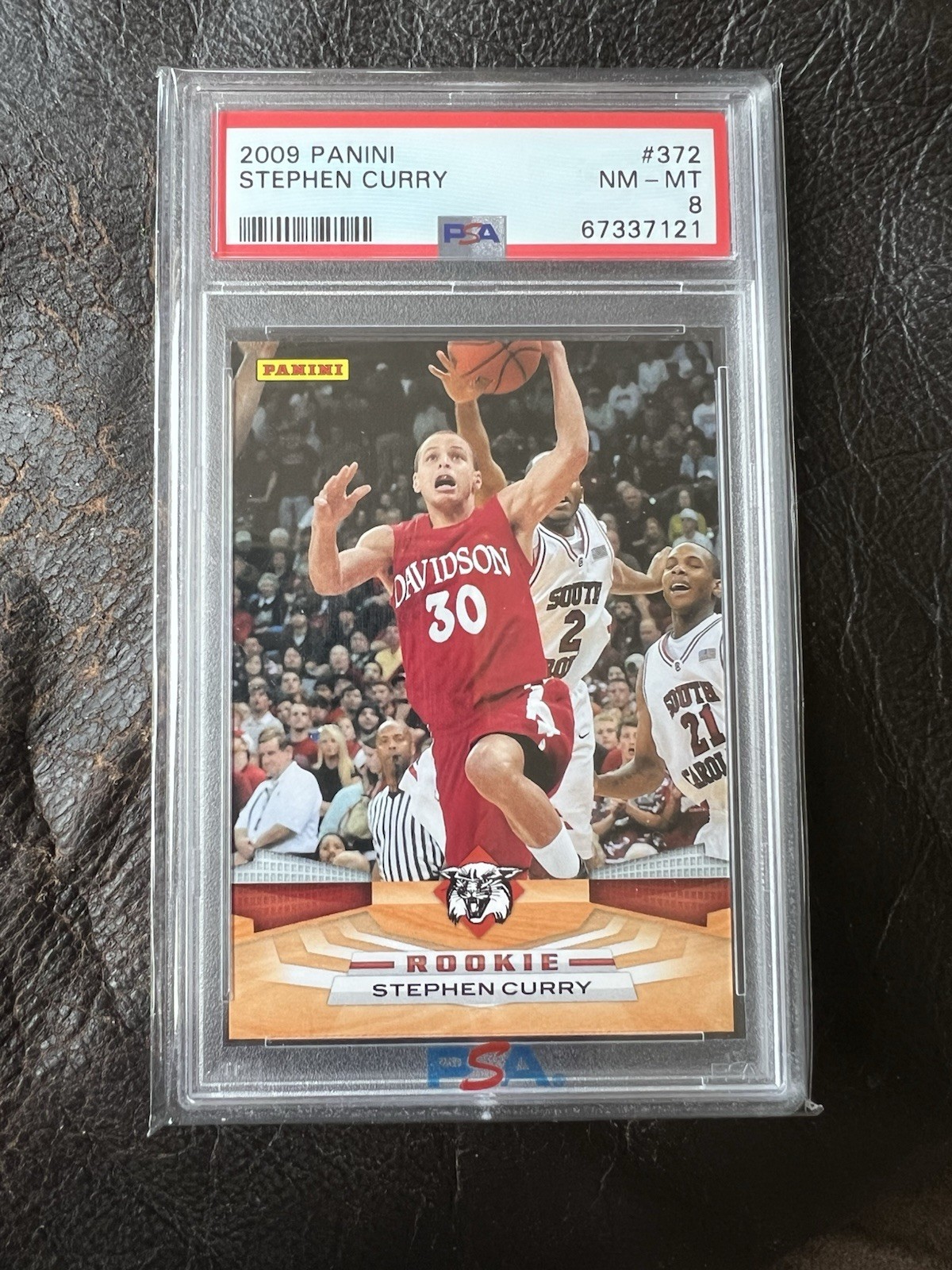 2009 PANINI STEPHEN CURRY #372 ROOKIE CARD RC PSA 8 WARRIORS CLEAN 🔥🔥🔥 view 2