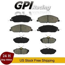 Front Rear Ceramic Brake Pads Set for 2005 2006 2007 2008 2009 2010 Ford Mustang