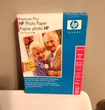 HP Premium Plus High Gloss Ultra Brilliant  5x7 Inches Photo Paper