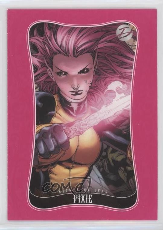 2014 Rittenhouse Marvel Dangerous Divas Series 2 Mighty Maidens Pixie #75 0ni5
