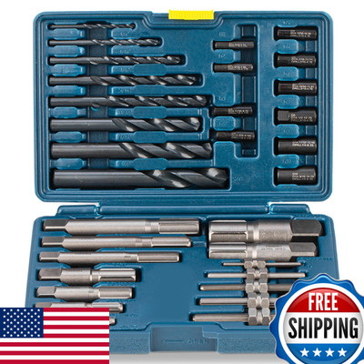 Thinkpro Bolt Extractor Kit37 Pcs Screw Extractor Setdrill Bit Drilling