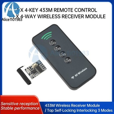 433Mhz   Remote Control Switch Learning Code Decoding Receiver Module   #nm