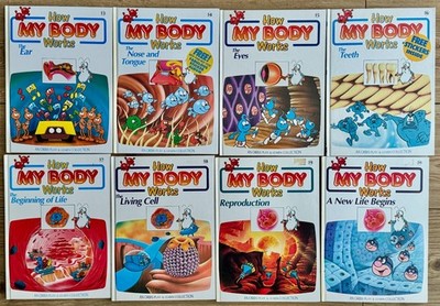 How My Body Works - 8 Books - Kids Human Anatomy Learning Science - NO's 13-20