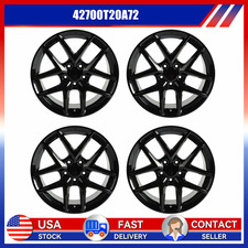 Set Of 4 New 18x 8 Gloss Black Replacement Wheel Rim 2022-2025 For Honda Civic
