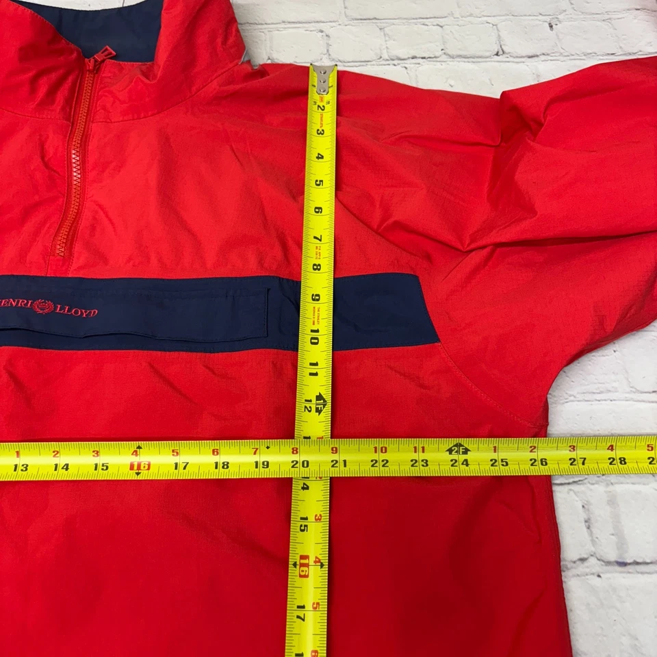 Henri Lloyd Hombres Cubierta de Vela Pullover Rompevientos Chaqueta XL X-Large C051-18 Foto 3 de 4
