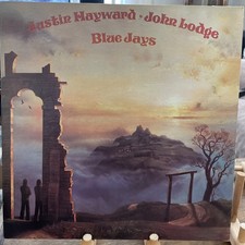 JUSTIN HAYWARD JOHN LODGE BLUE JAYS 12" LP VG  VINYL RECORD GATEFOLD w/POSTER