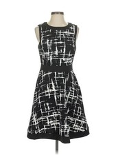 Skies Are Blue Women Black Casual Dress XS