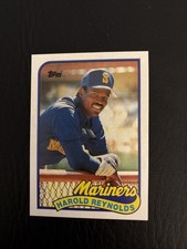 1989 Topps #580 Harold Reynolds Seattle Mariners MLB Vintage Collectible ⚾️