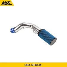 3.7" Cold Air Intake Kit For 2003-2005 Ford Excursion V8 6T Blue Silver Tube