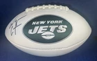Wayne Chrebet SIGNED New York Jets F/S White Panel Logo Football BECKETT COA
