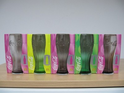 McDonald`s Coca Cola Gläser - neu mit OVP - 2007 - 5er Set