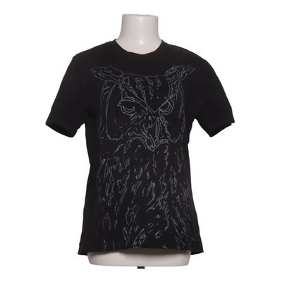 Earth Positive, T-shirt, Größe: M, Schwarz, Bio-Baumwolle, Print, Damen #FgF