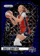 Karlie Samuelson Blue Velocity #82 2024-25 Panini Prizm WNBA Washington Mystics
